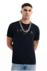 T-Shirt Rock Devore Preto