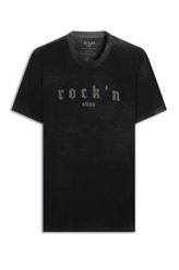 T-Shirt Rock Devore Preto