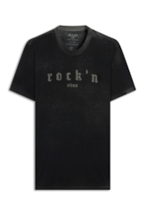 T-Shirt Rock Devore Preto