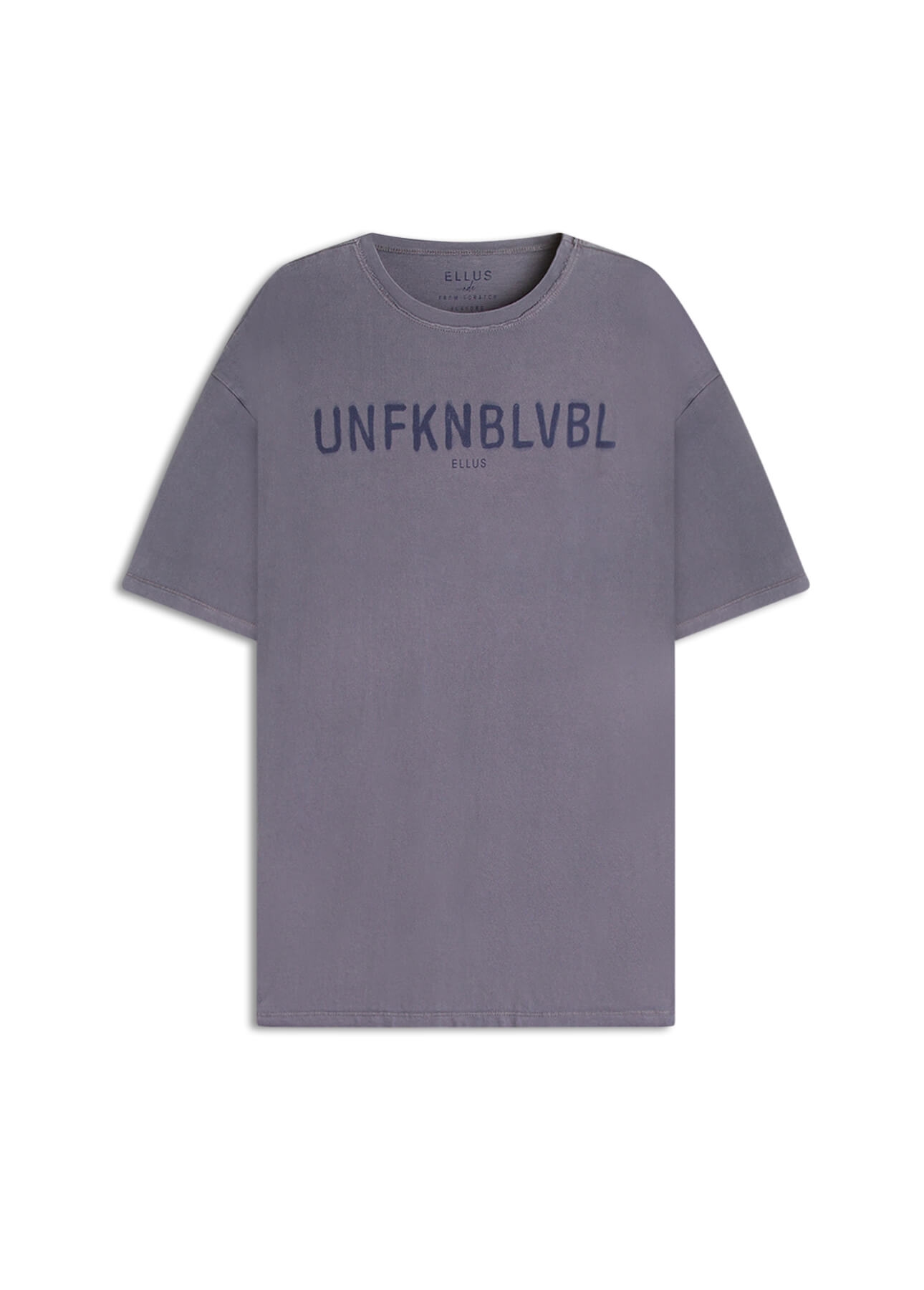 T-Shirt Rugby Washed Mirror Over Old Purple