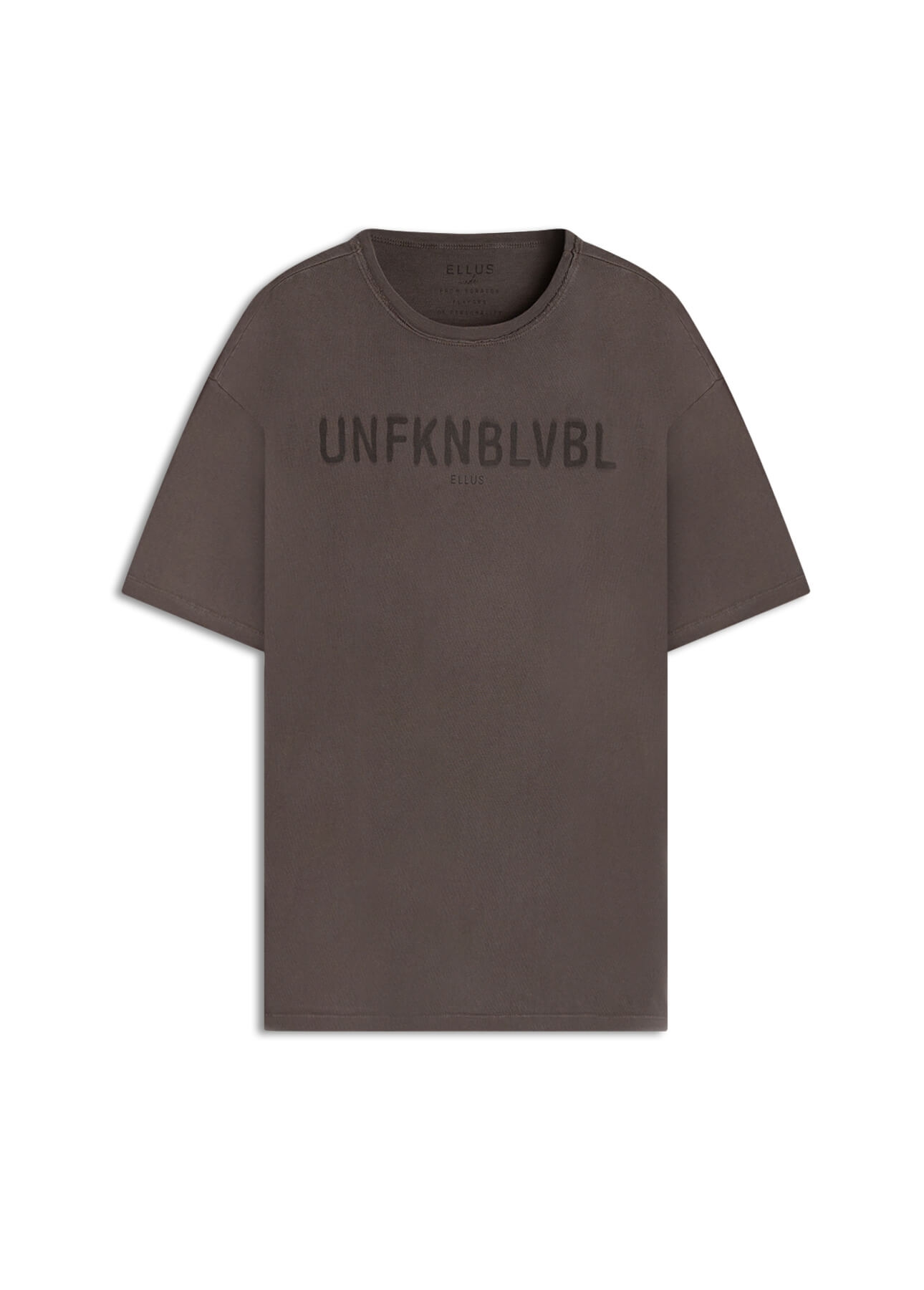 T-Shirt Rugby Washed Mirror Over Tabaco