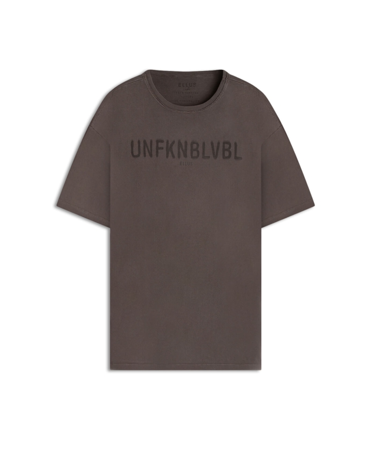 T-Shirt Rugby Washed Mirror Over Tabaco