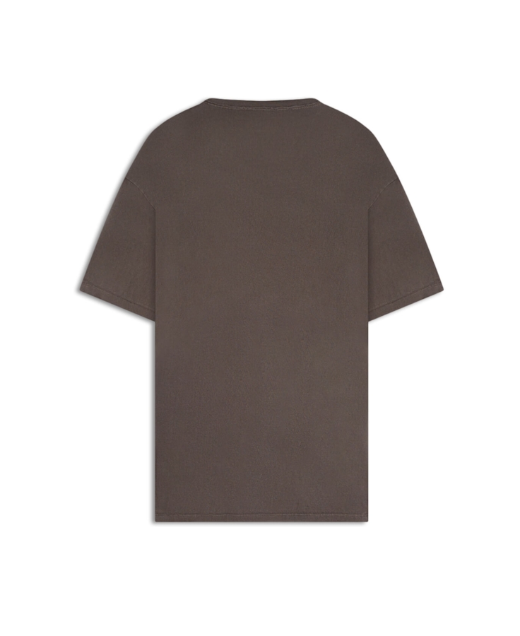 T-Shirt Rugby Washed Mirror Over Tabaco
