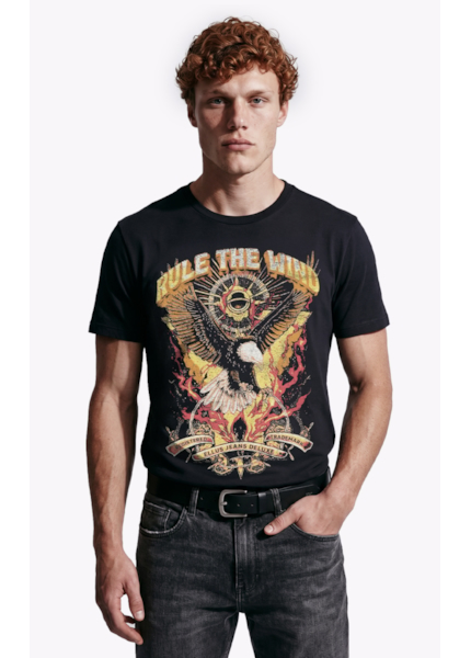 T-Shirt Rule The Wind Preto