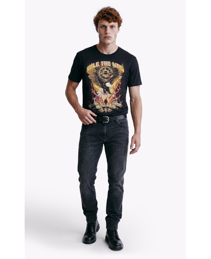 T-Shirt Rule The Wind Preto