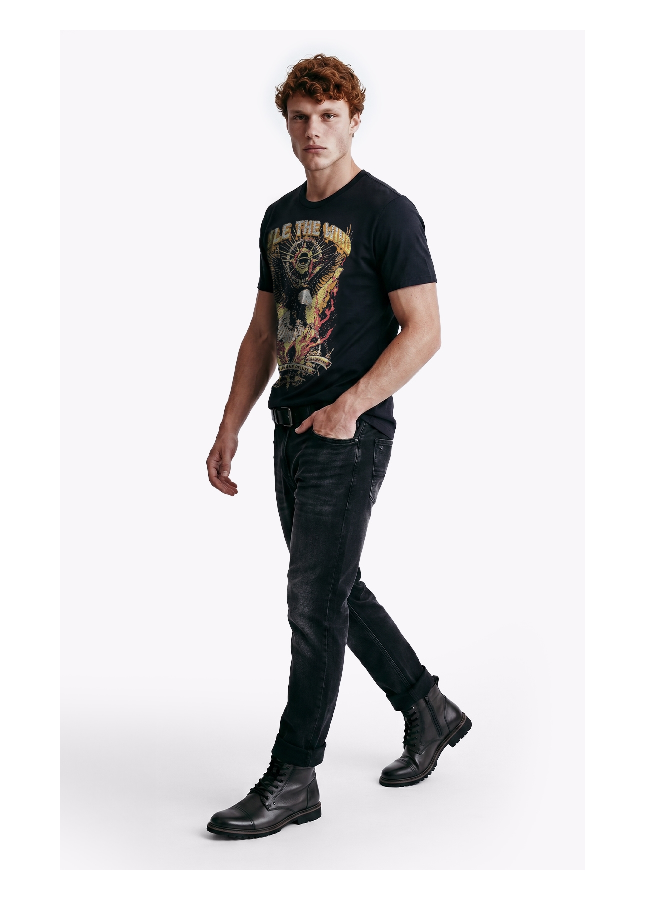 T-Shirt Rule The Wind Preto