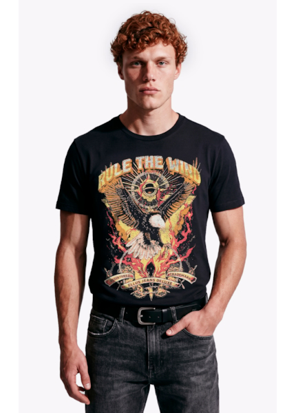 T-Shirt Rule The Wind Preto