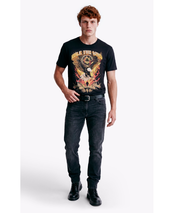 T-Shirt Rule The Wind Preto