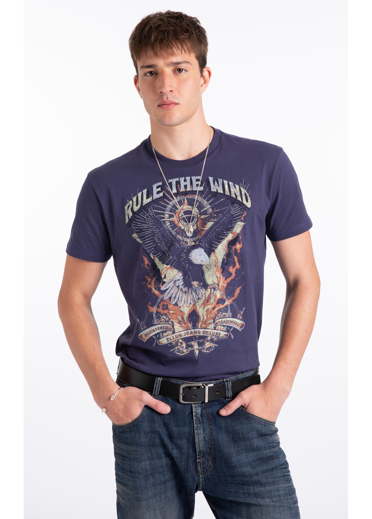 T-Shirt Rule The Wind Purple Blue