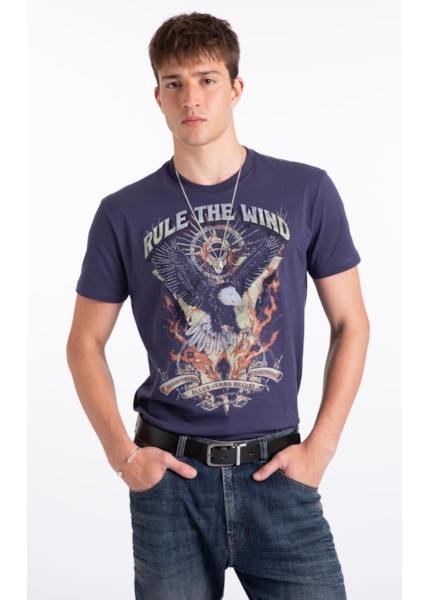 T-Shirt Rule The Wind Purple Blue