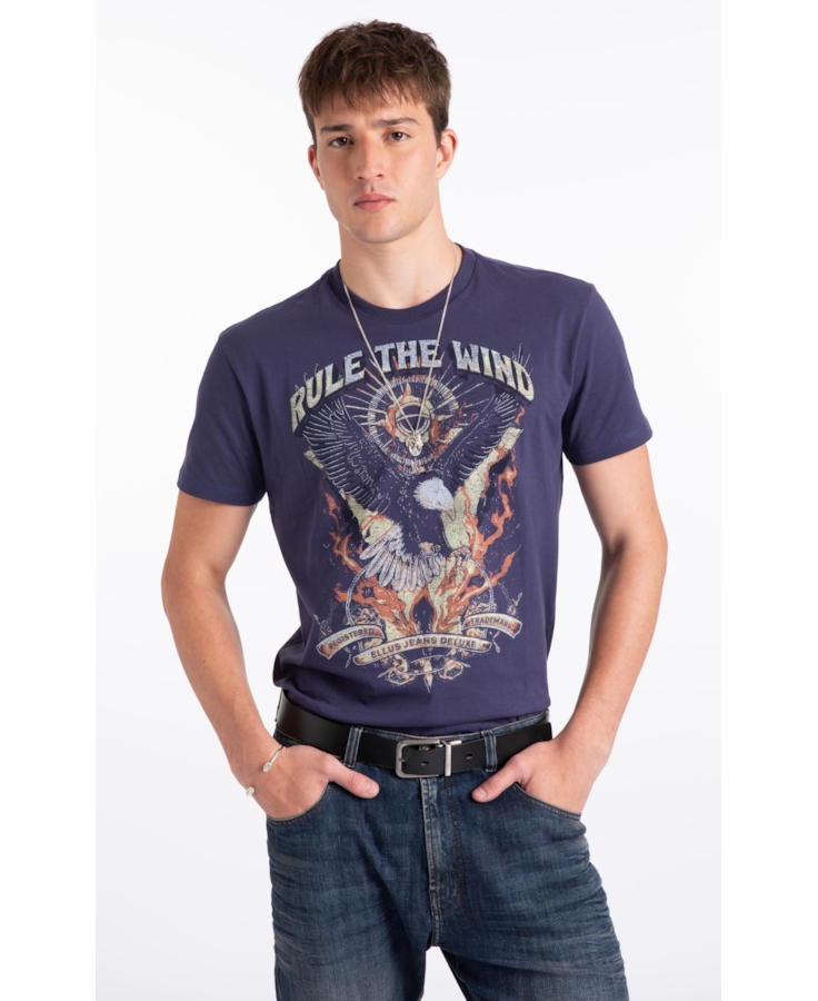 T-Shirt Rule The Wind Purple Blue