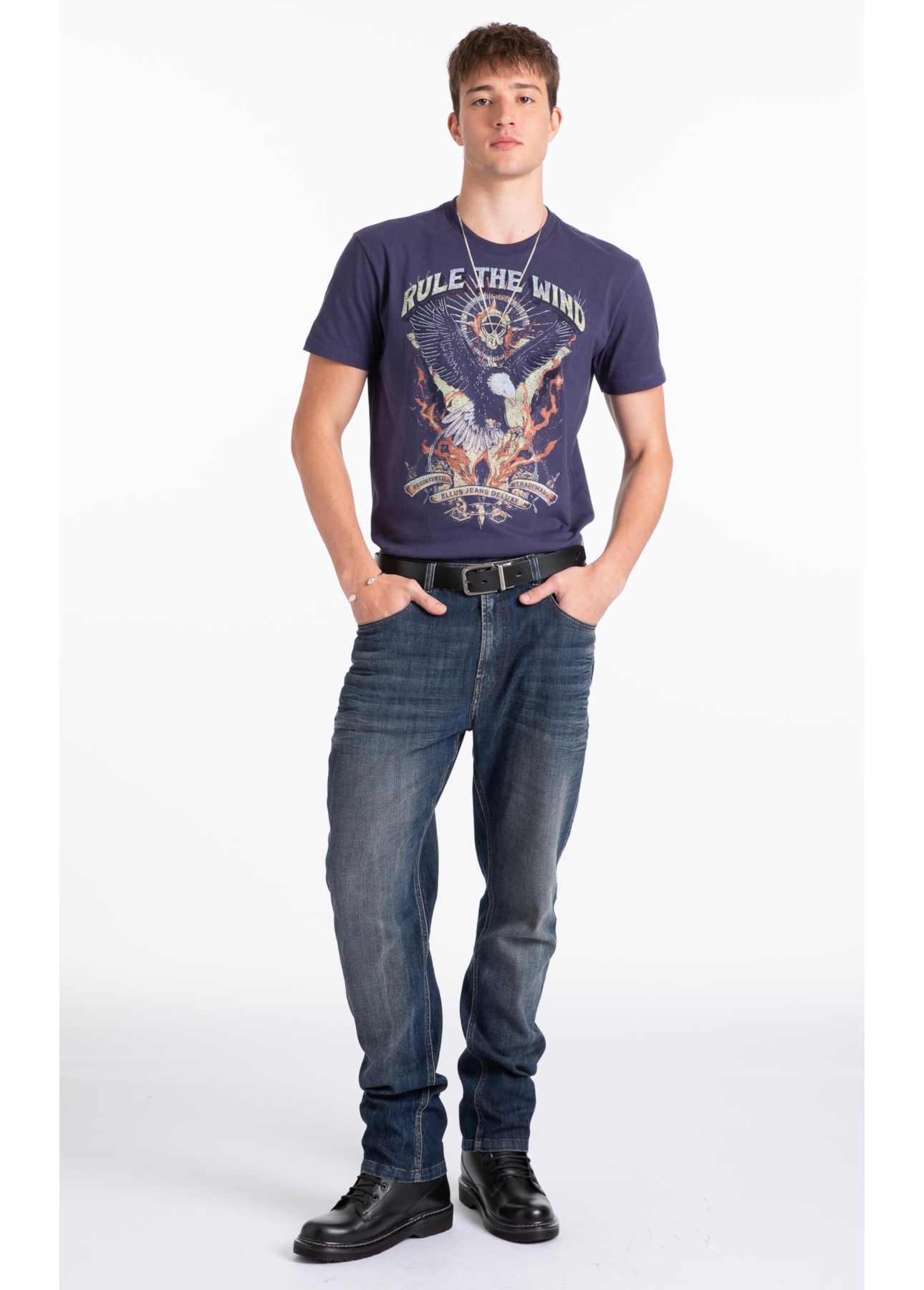 T-Shirt Rule The Wind Purple Blue