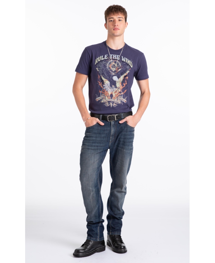 T-Shirt Rule The Wind Purple Blue