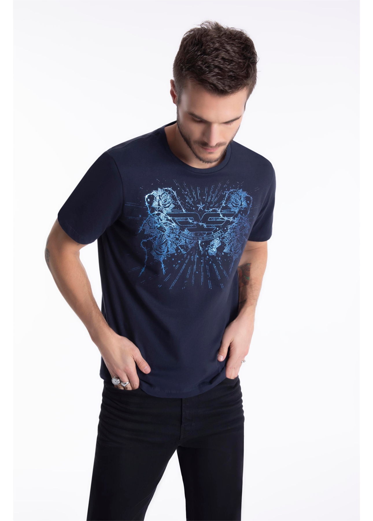 T-Shirt Seaching Souls Classic Dark Navy