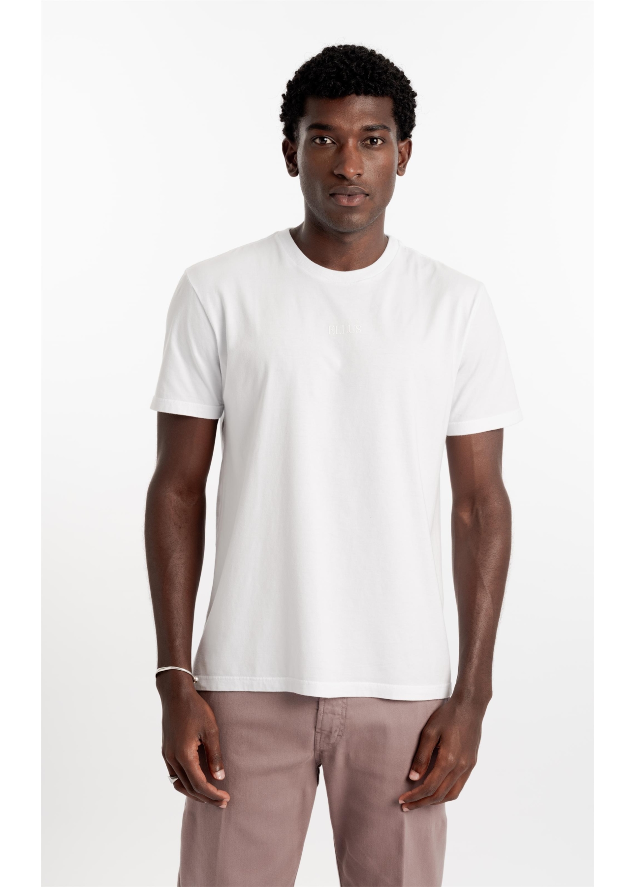 T-Shirt Serif Vinyl Branco
