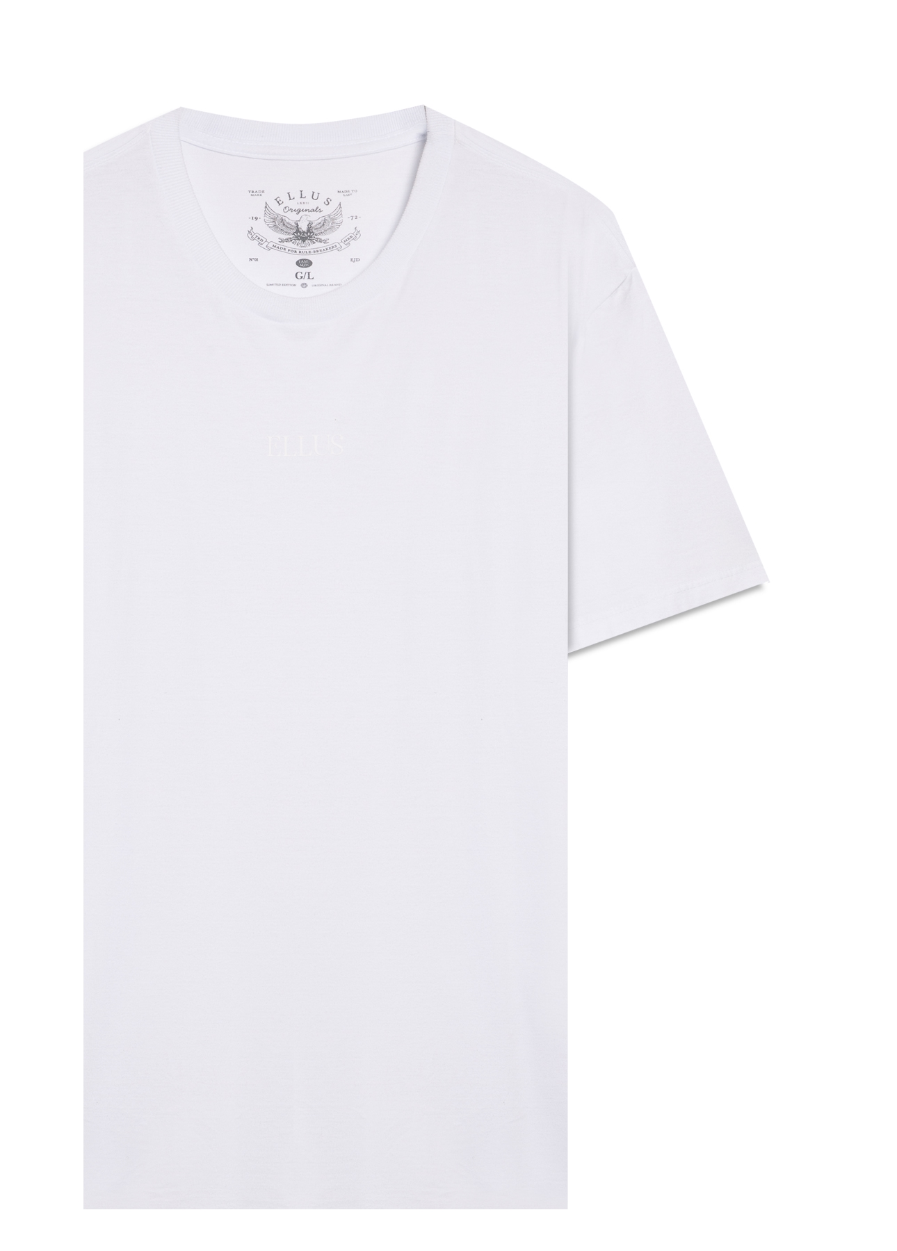 T-Shirt Serif Vinyl Branco