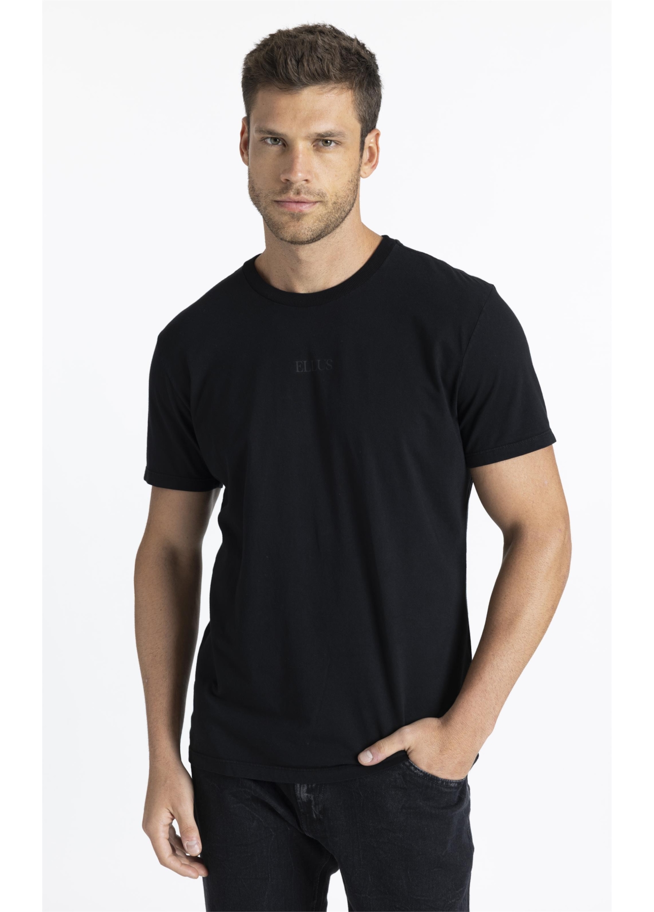 T-Shirt Serif Vinyl Preto