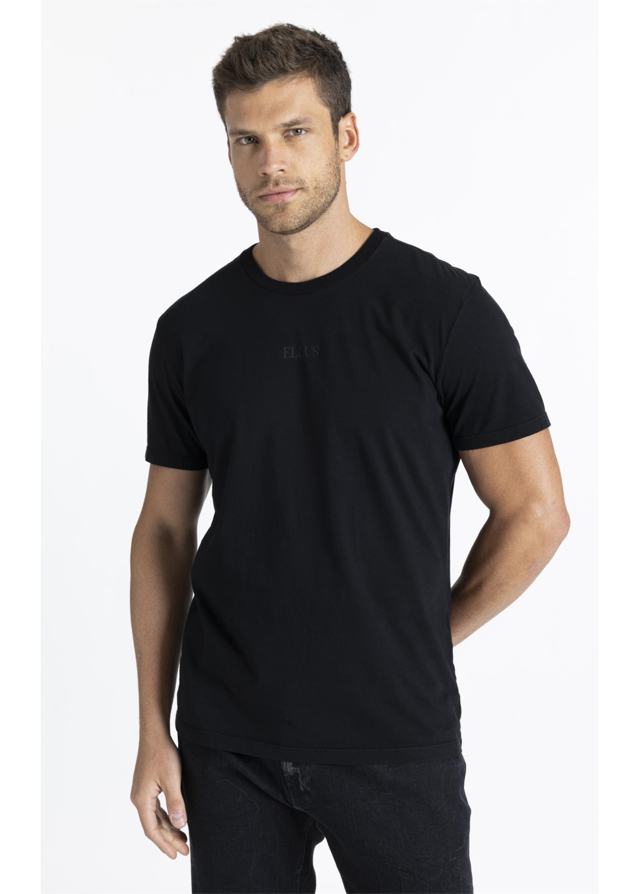 T-Shirt Serif Vinyl Preto