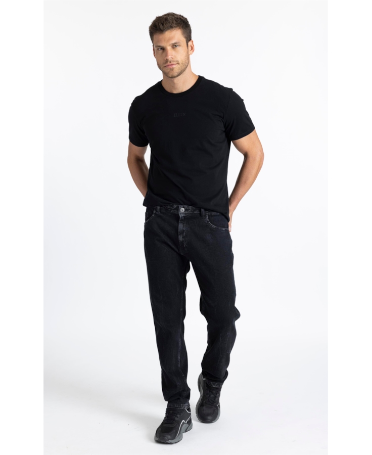 T-Shirt Serif Vinyl Preto