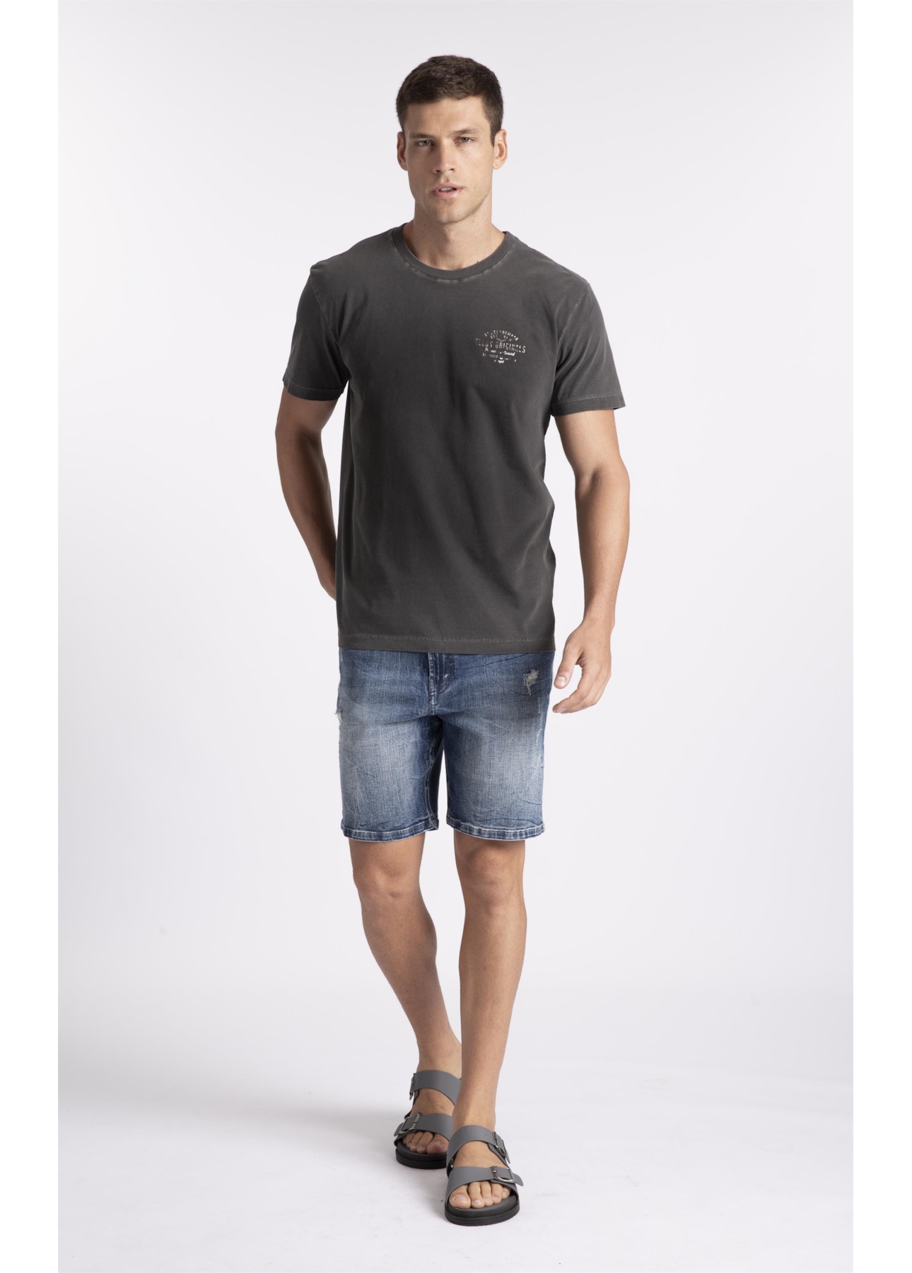 T-Shirt Side Chest Plumbo
