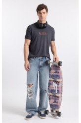 T-Shirt Silver Wing Classic Cinza Medio