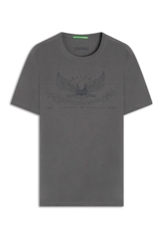 T-Shirt Slim Ellus Eagle Grafite