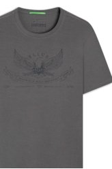 T-Shirt Slim Ellus Eagle Grafite