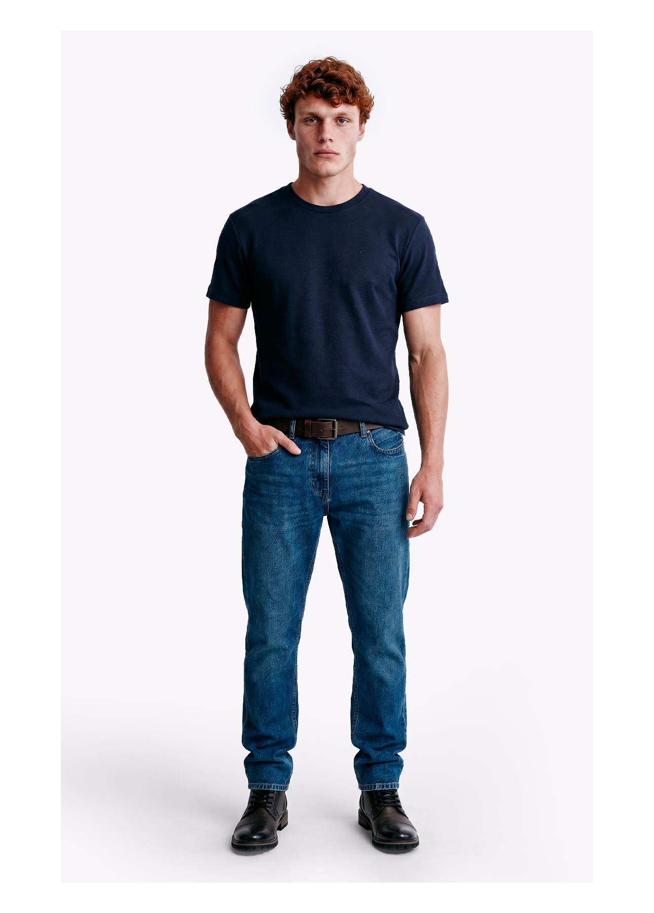 T-Shirt Snake Lace Dark Navy