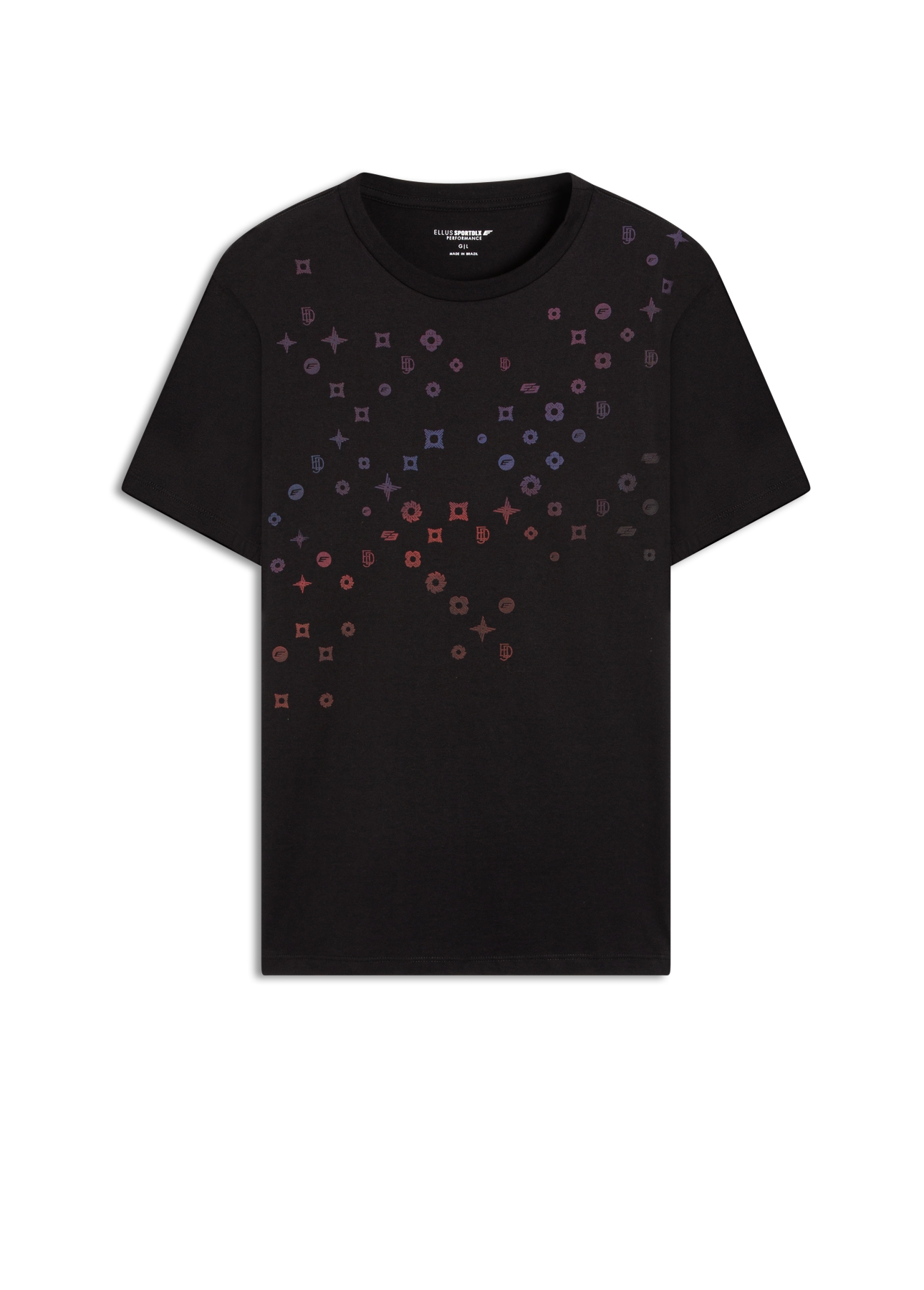 T-Shirt Sport Dlx Degrade Preto