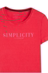 T-Shirt Stone Simplicity Vermelho