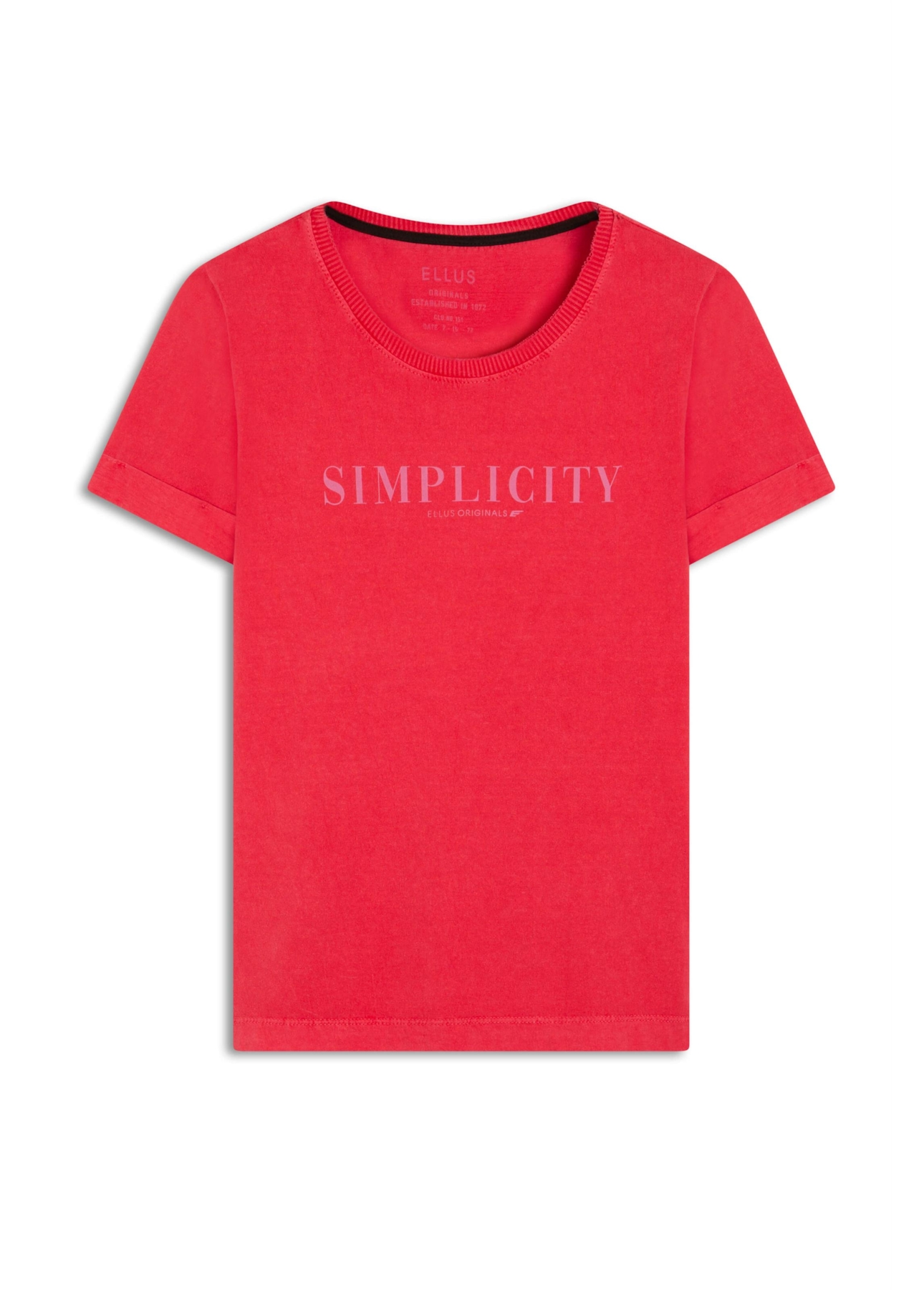 T-Shirt Stone Simplicity Vermelho