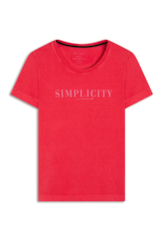 T-Shirt Stone Simplicity Vermelho