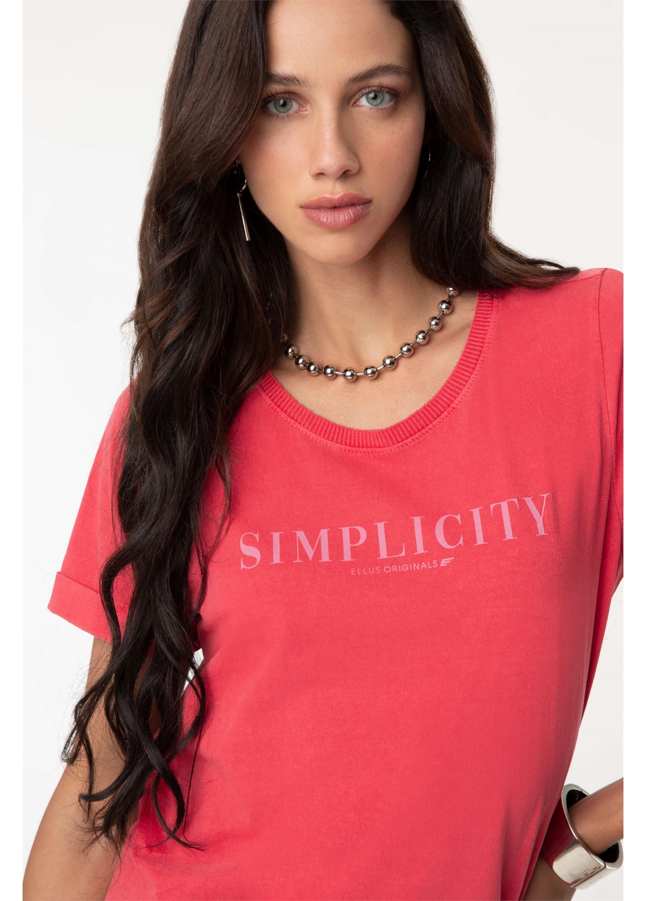 T-Shirt Stone Simplicity Vermelho