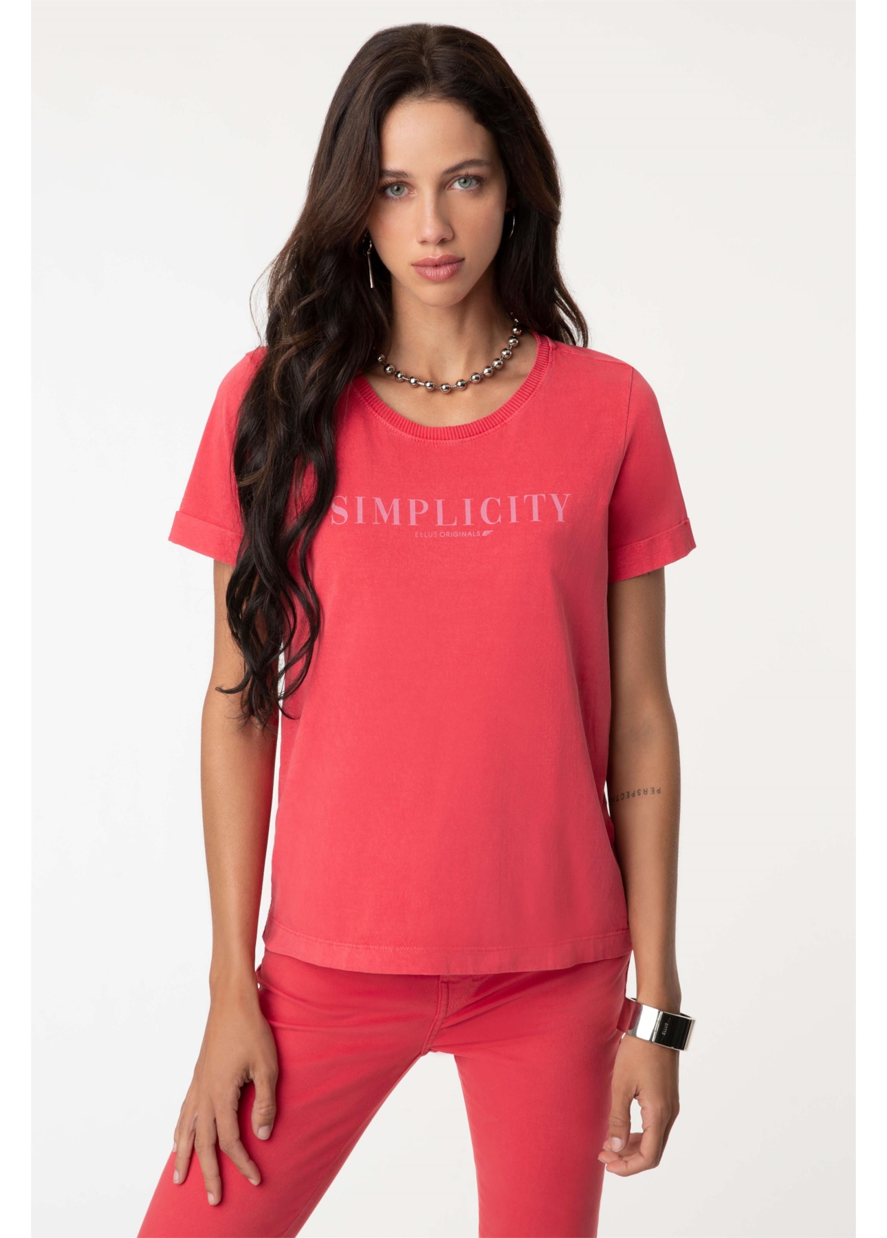 T-Shirt Stone Simplicity Vermelho