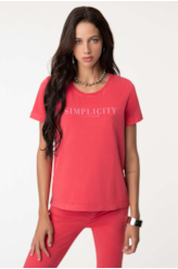 T-Shirt Stone Simplicity Vermelho
