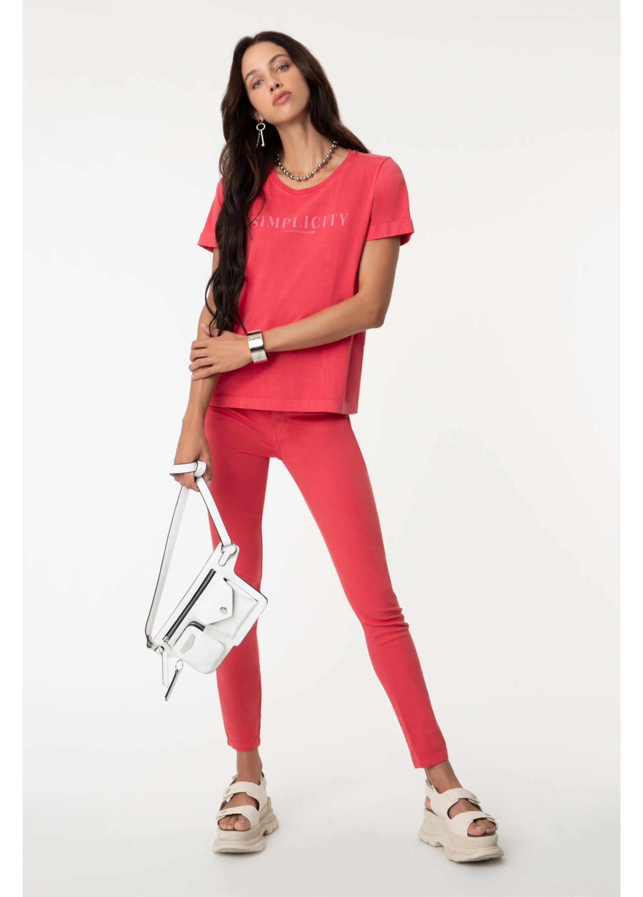 T-Shirt Stone Simplicity Vermelho