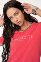 T-Shirt Stone Simplicity Vermelho