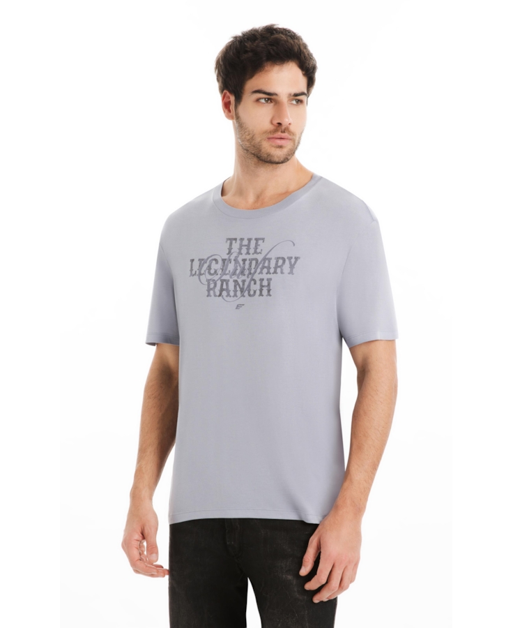 T-Shirt Surf Ranch Blue Vintage