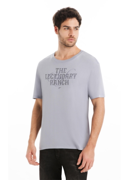 T-Shirt Surf Ranch Blue Vintage