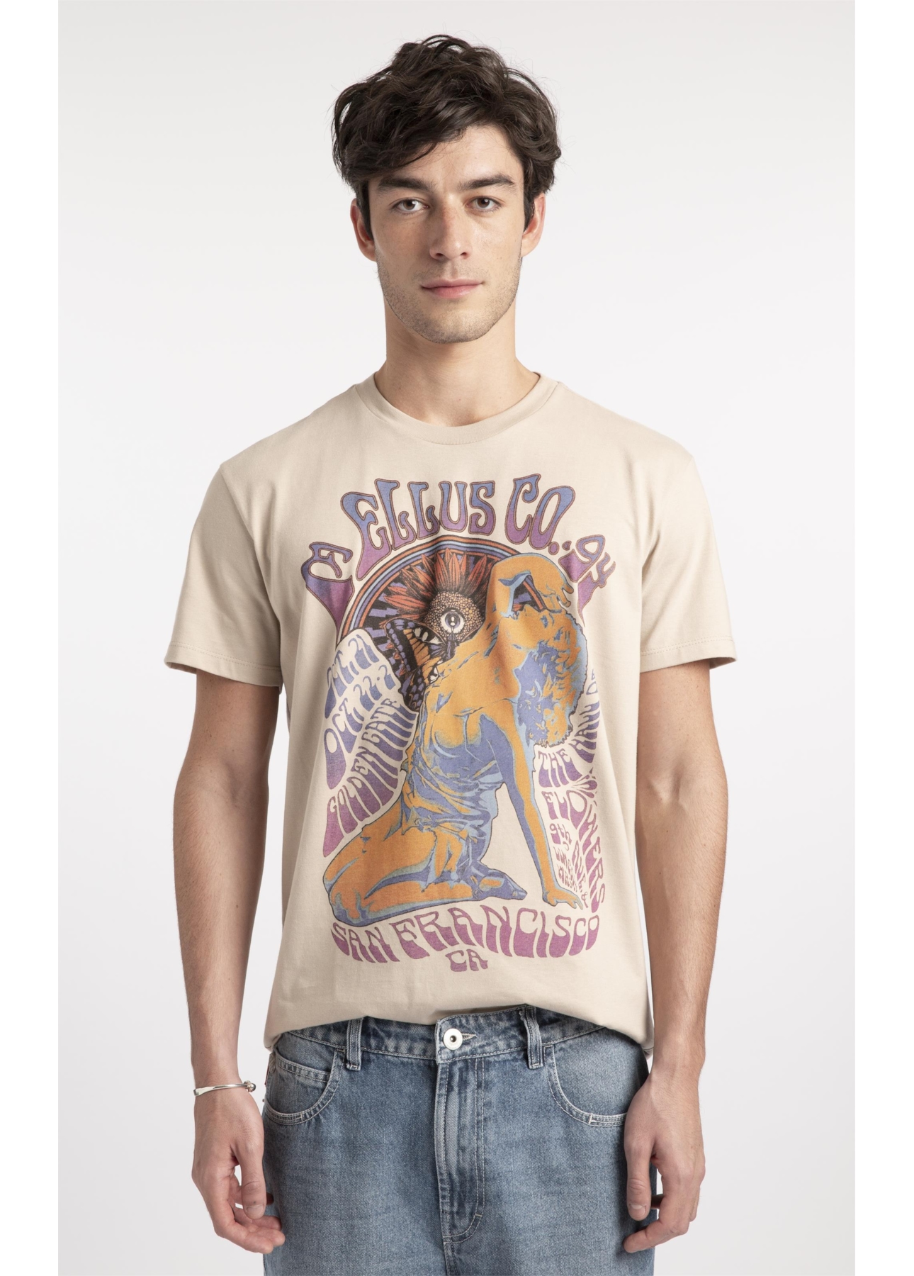 T-Shirt The Ellus Co Classic Bege