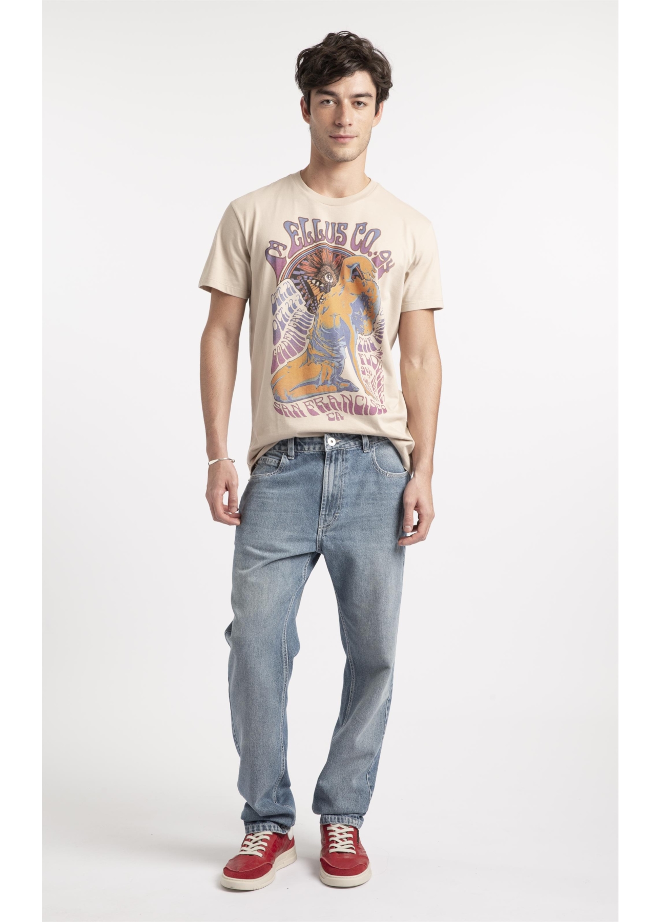 T-Shirt The Ellus Co Classic Bege
