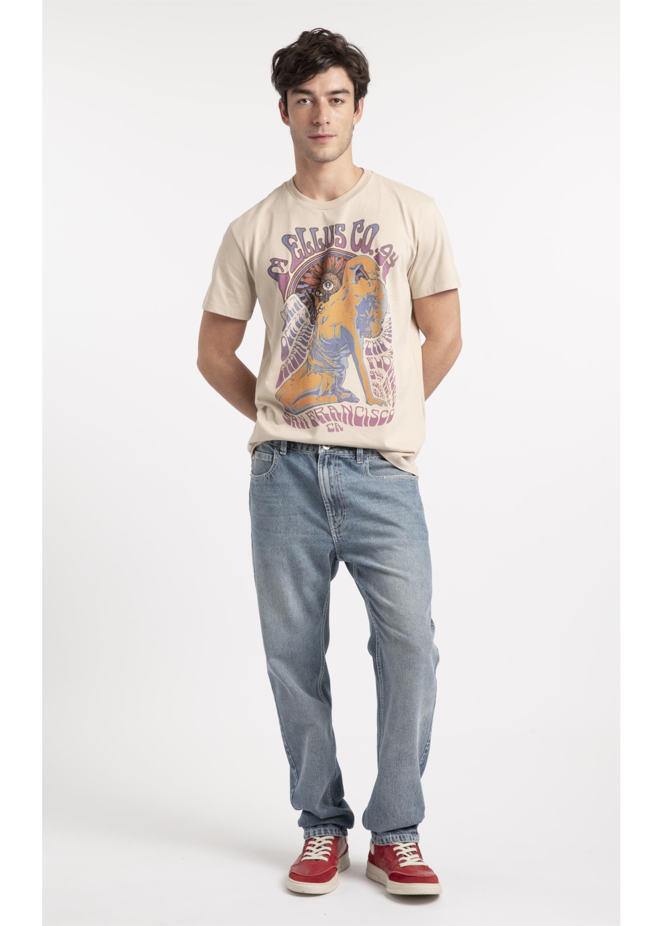 T-Shirt The Ellus Co Classic Bege