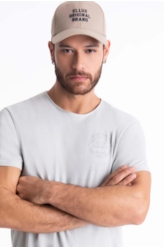 T-Shirt Touch Washed Rebel Forever Cinza Claro
