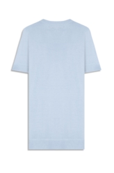 T-Shirt Tricot Basic Knit Azul Seco