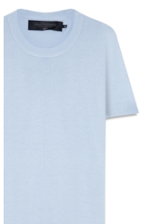 T-Shirt Tricot Basic Knit Azul Seco