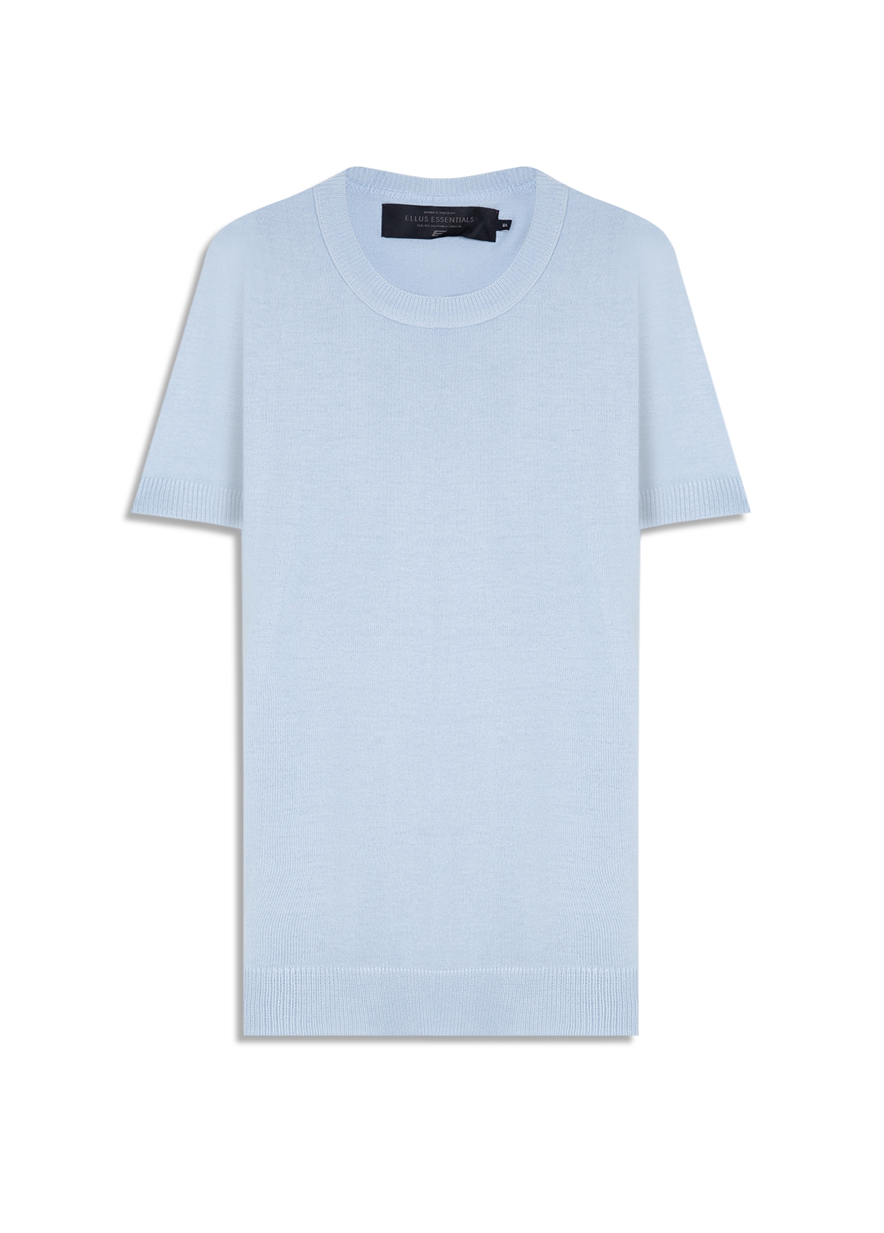 T-Shirt Tricot Basic Knit Azul Seco