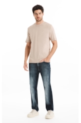 T-Shirt Tricot Basic Knit Natural