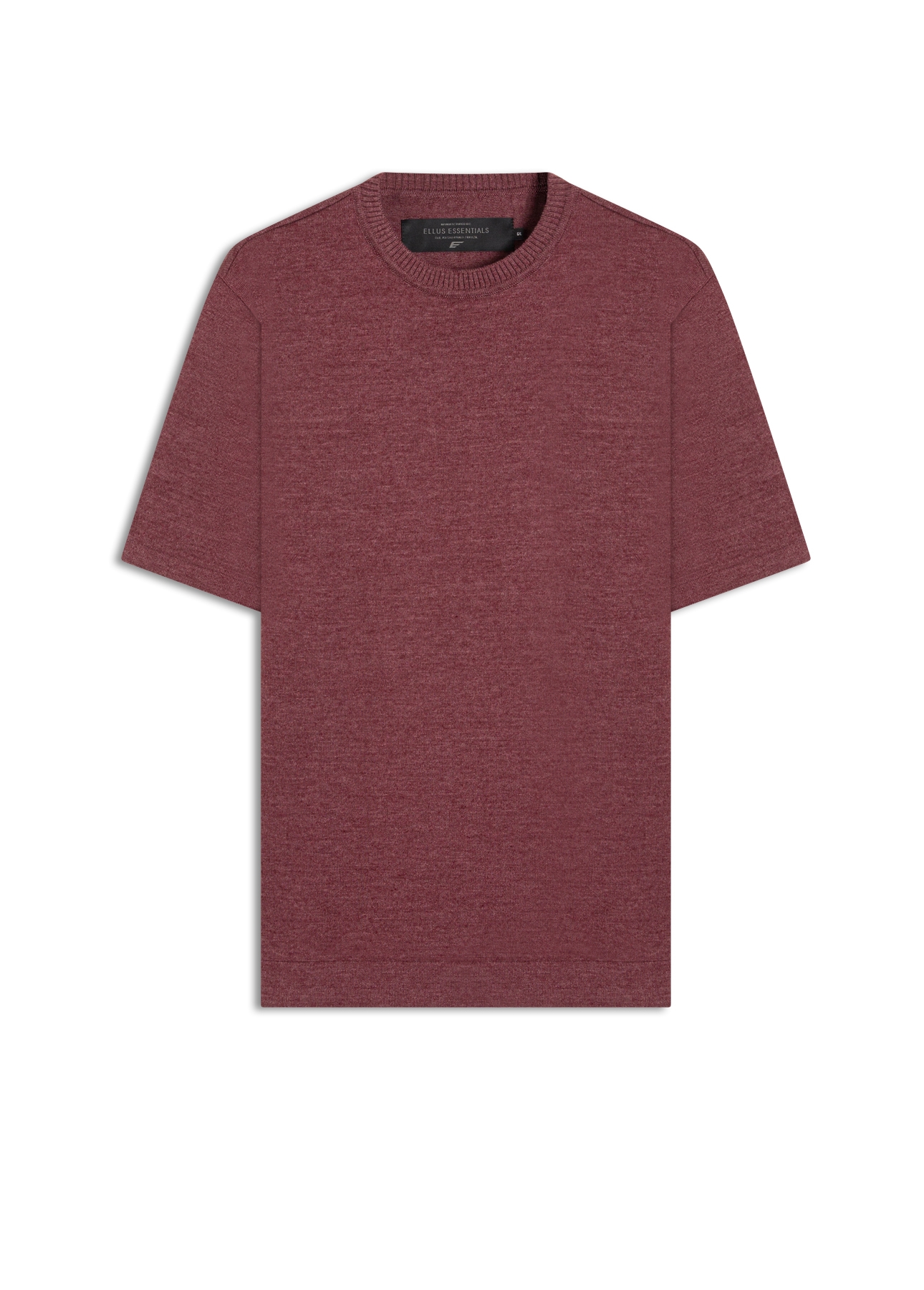 T-Shirt Tricot Cotton Blend Vinho