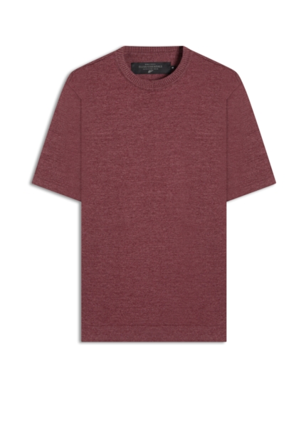 T-Shirt Tricot Cotton Blend Vinho