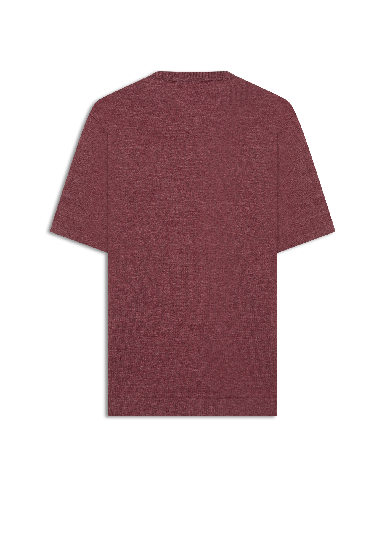 T-Shirt Tricot Cotton Blend Vinho